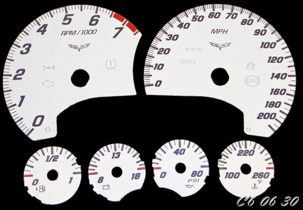 US Speedo Custom Gauge Face