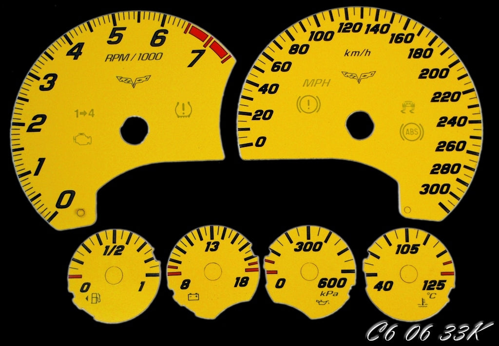 US Speedo Custom Gauge Face