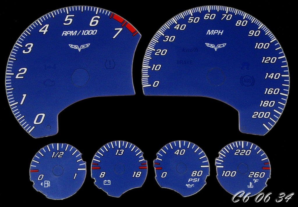 US Speedo Custom Gauge Face