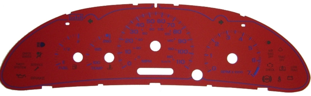 US Speedo Custom Gauge Face