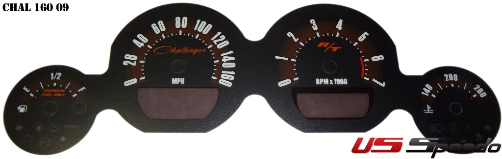 US Speedo Custom Gauge Face