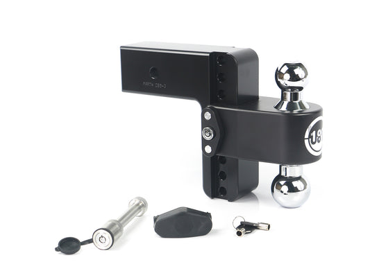 180 Hitch Chrome 6" Drop Hitch With 3" Shank W/ Keyed Alike WS05