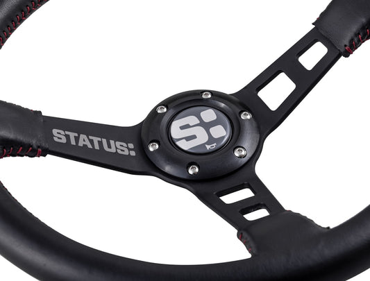 DEEP DISH STEERING WHEEL – LEATHER