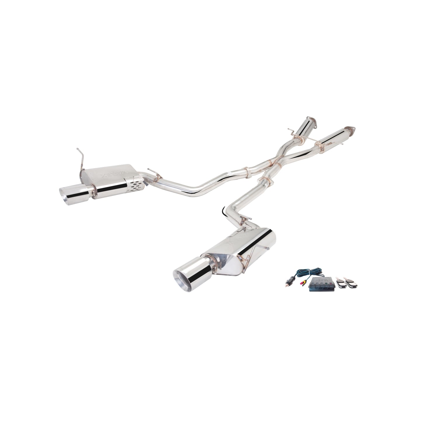 2011+ Jeep Grand Cherokee SRT8 Cat-Back System Dual-Side Varex Mufflers; Exhaust System Kit