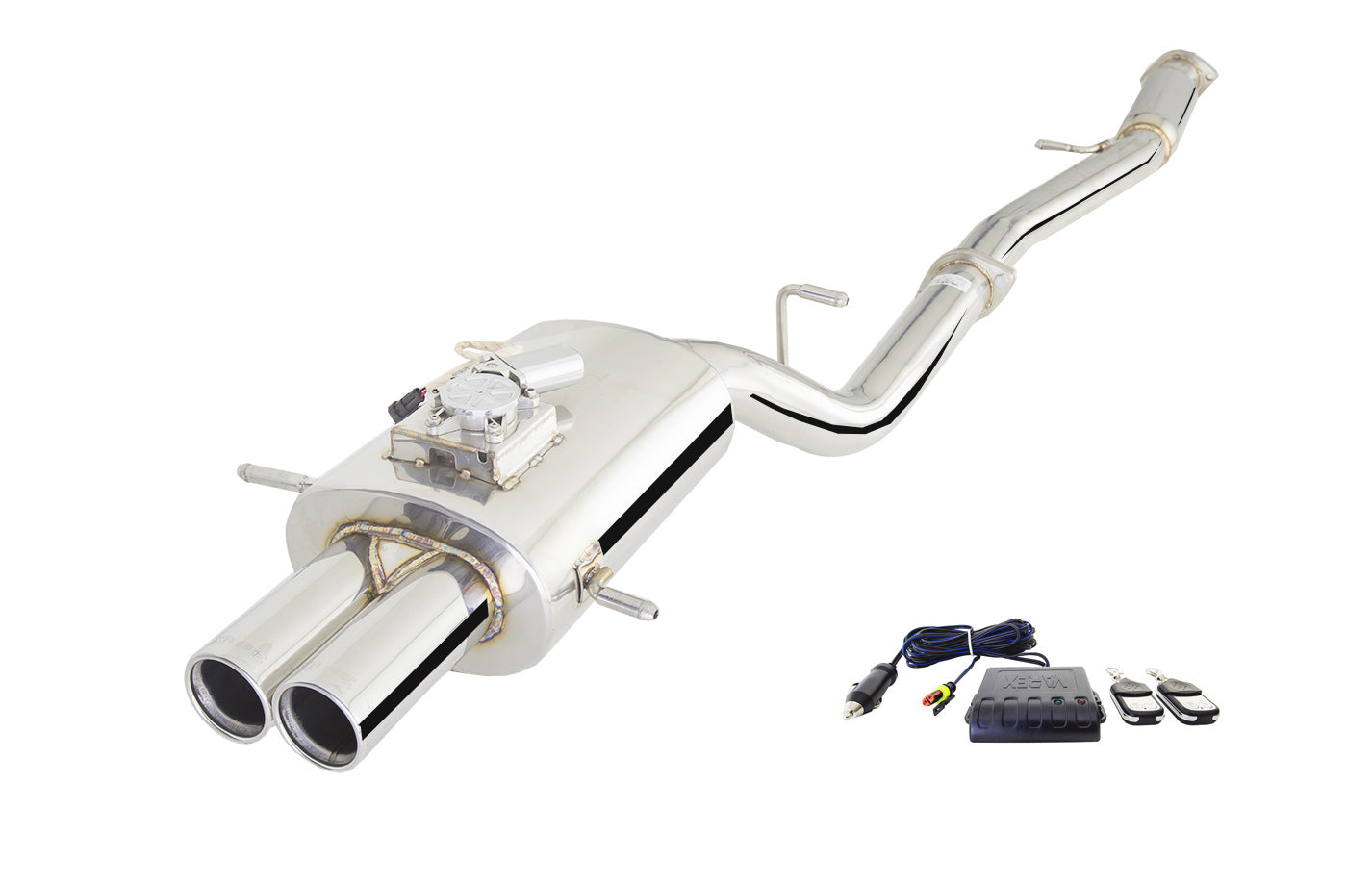 Subaru WRX/STI94-07 Stainless Steel Cat Back System With Twin Tip Oval Rear Varex Muffler; Exhaust System Kit