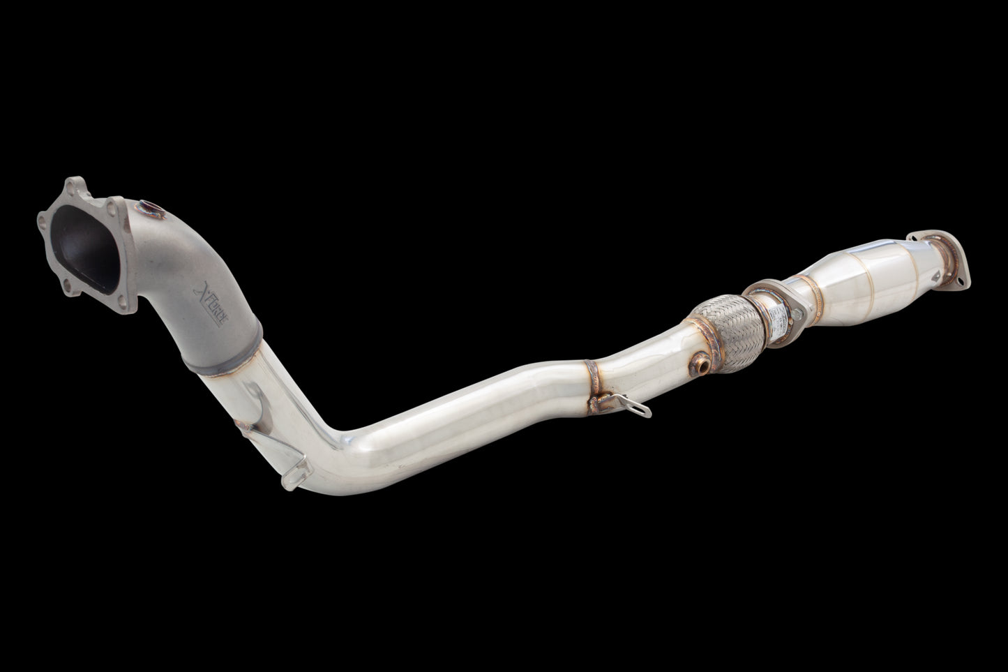 Subaru WRX/STi  1994-2007- All Model Stainless Steel 3" Turbo Dump Pipe With High Flow Metallic Cat (Does Not Fit OEM Catback); Exhaust Manifold Down Pipe