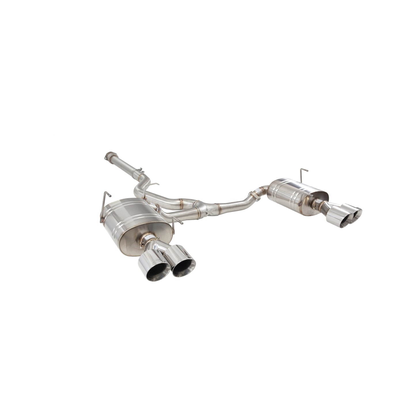 Subaru WRX VB 304 Stainless Steel 3" Cat-Back System With Quad Tips