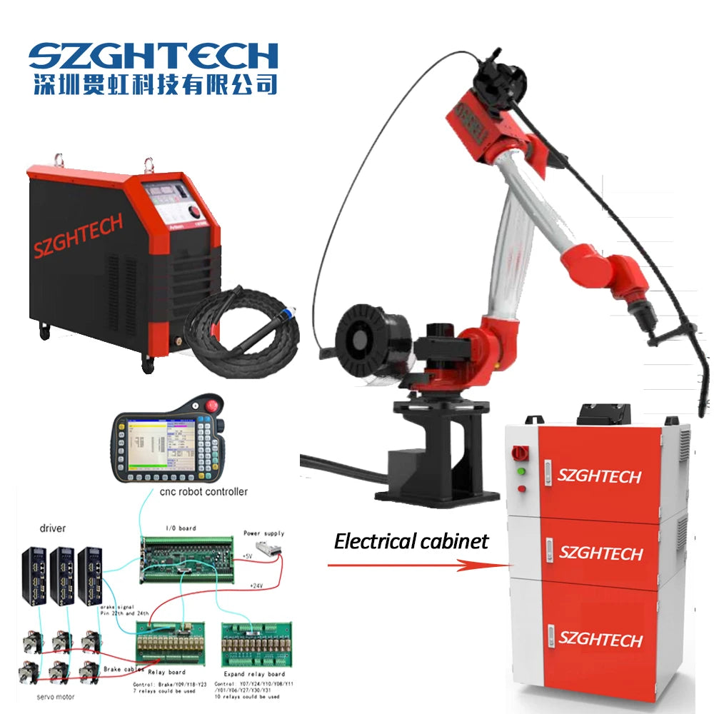 6 Axis Automatic Industrial TIG Welding Robot soldering