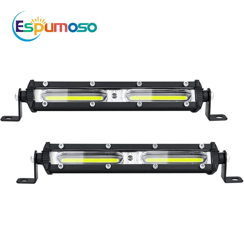 7 Inch COB Car LED Work Light Bar Off Road Spot Lamp 12V 24V for SUV