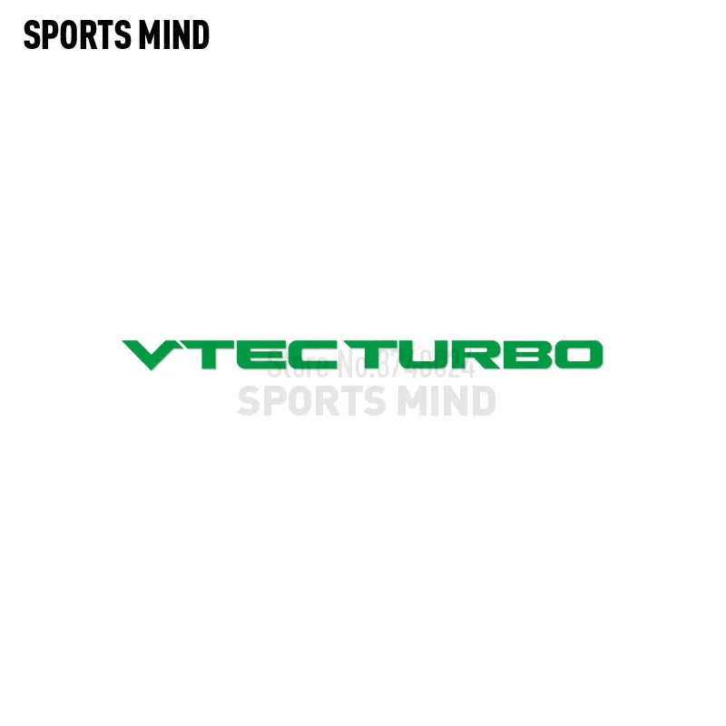 VTEC TURBO Viny Windshield Car Sticker Decal For Honda Civic Fit Jazz