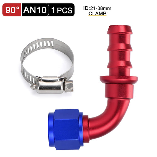 Universal AN6 AN8 AN10 Push-on Hose End Fittings Fuel Oil Cooler Hose