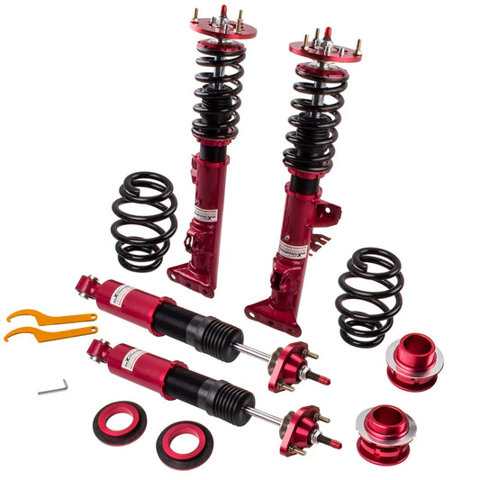 24 Ways Shock strut Adj. Coilover Spring Suspension Strut for BMW E36