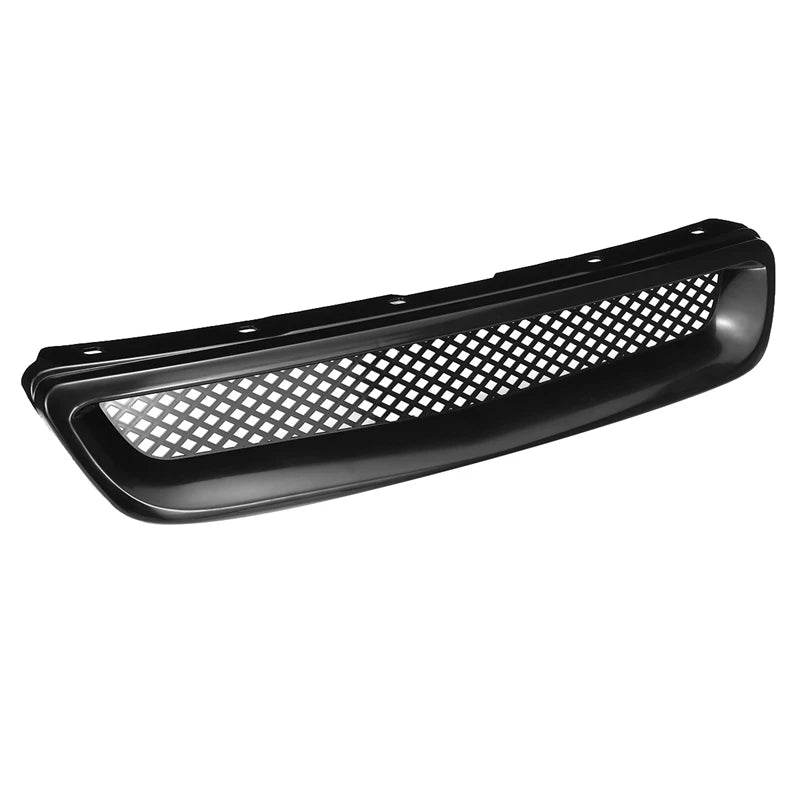 ABS Black Car Front Bumper Hood Grill Grille Cover Trim for Honda