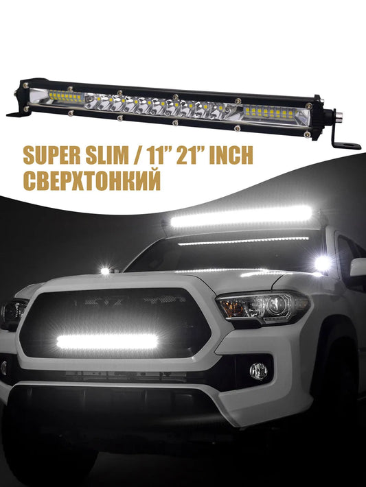 Super Slim LED Bar 11 / 21 Inch LED Light Bar LED Work Light for Car