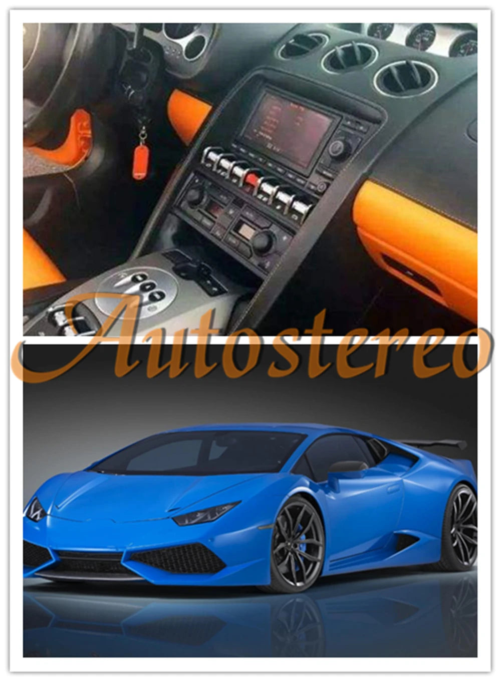 Tesla Style Android 9.0 64+4GB Car GPS Navigation For Lamborghini