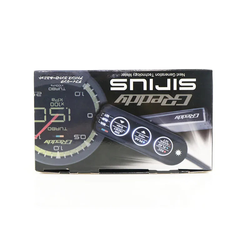 7 Colors Turbo Boost Greddi Sirius Gauge Exhaust Oil Water Temp Oil