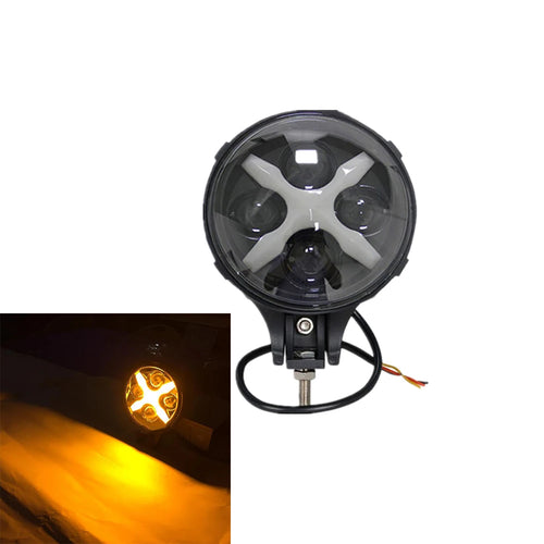 1PCS 6 Inch Round LED Work Auxiliary Light 60W Car LED Spotlight with