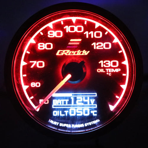 7 Color Turbo Boost Gauge Car Multi LCD Digital Display Racing Meter