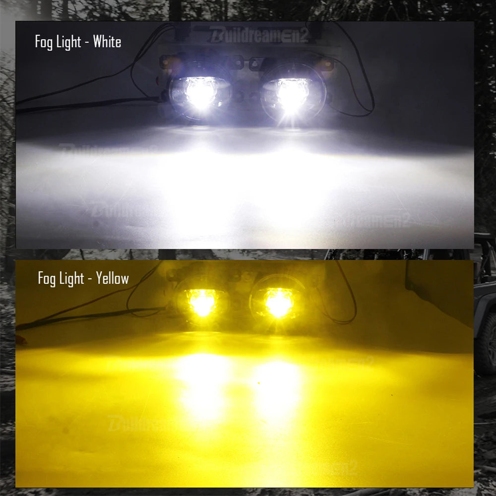 2 X LED Fog Light 30W 8000LM Car Front Bumper Fog Lamp For Subaru