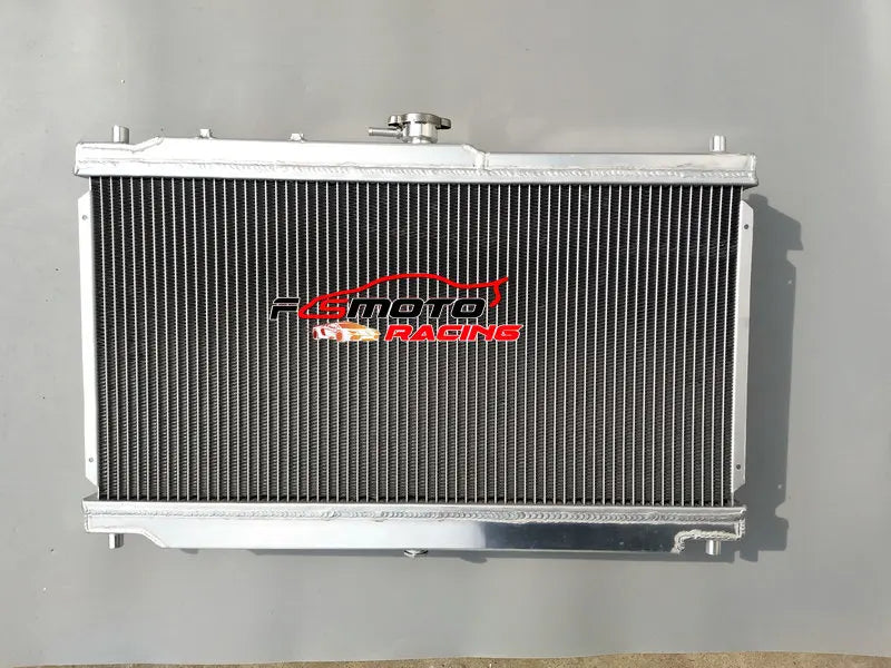 52 mm Aluminum Radiator & Fan Cooling FOR Mazda MX5 MX-5 Miata NB MT