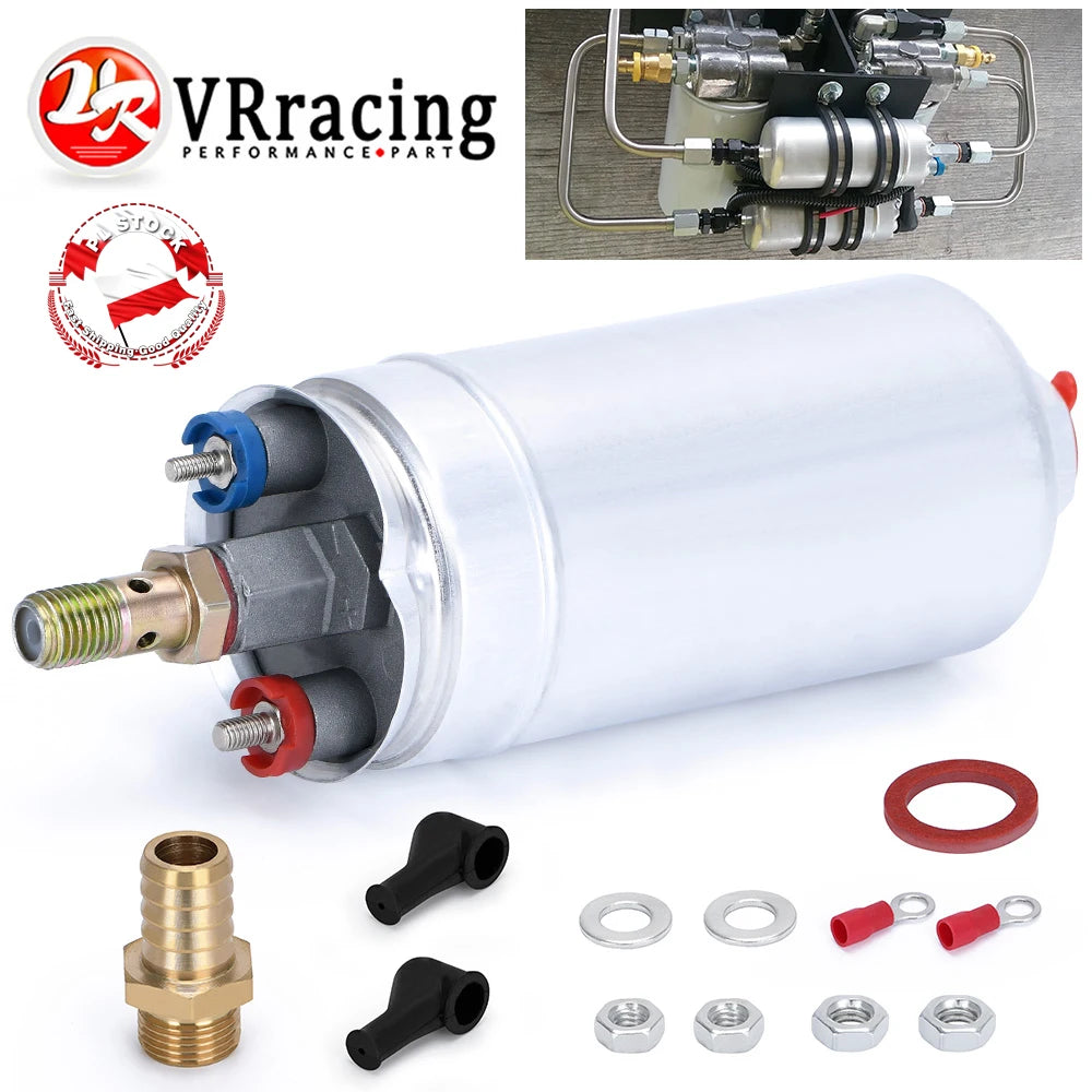 VR - TOP QUALITY External Fuel Pump 044 OEM:0580 254 044 Poulor 300lph