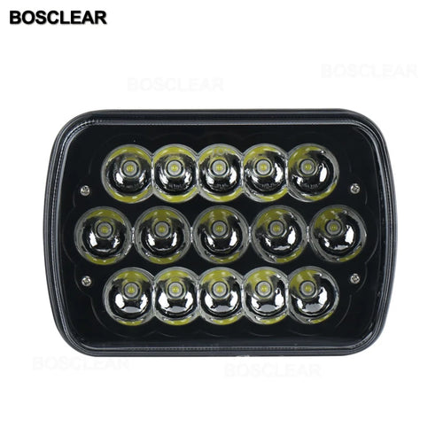 7X6 5X7 inch Headlight for Jeep Cherokee XJ 1984-2001 Square Led