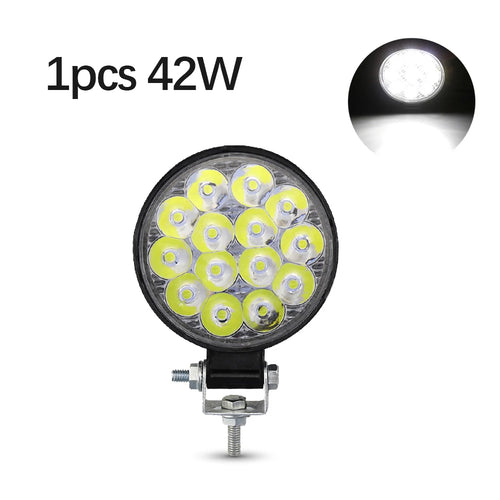 42W Car Work Lights Super Bright LED Spotlight for