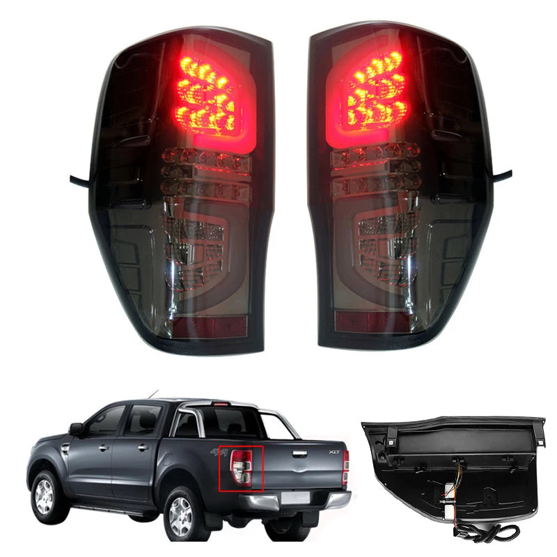 2pcs left + right Led Tail Lights Lamps Taillight For Ford Ranger