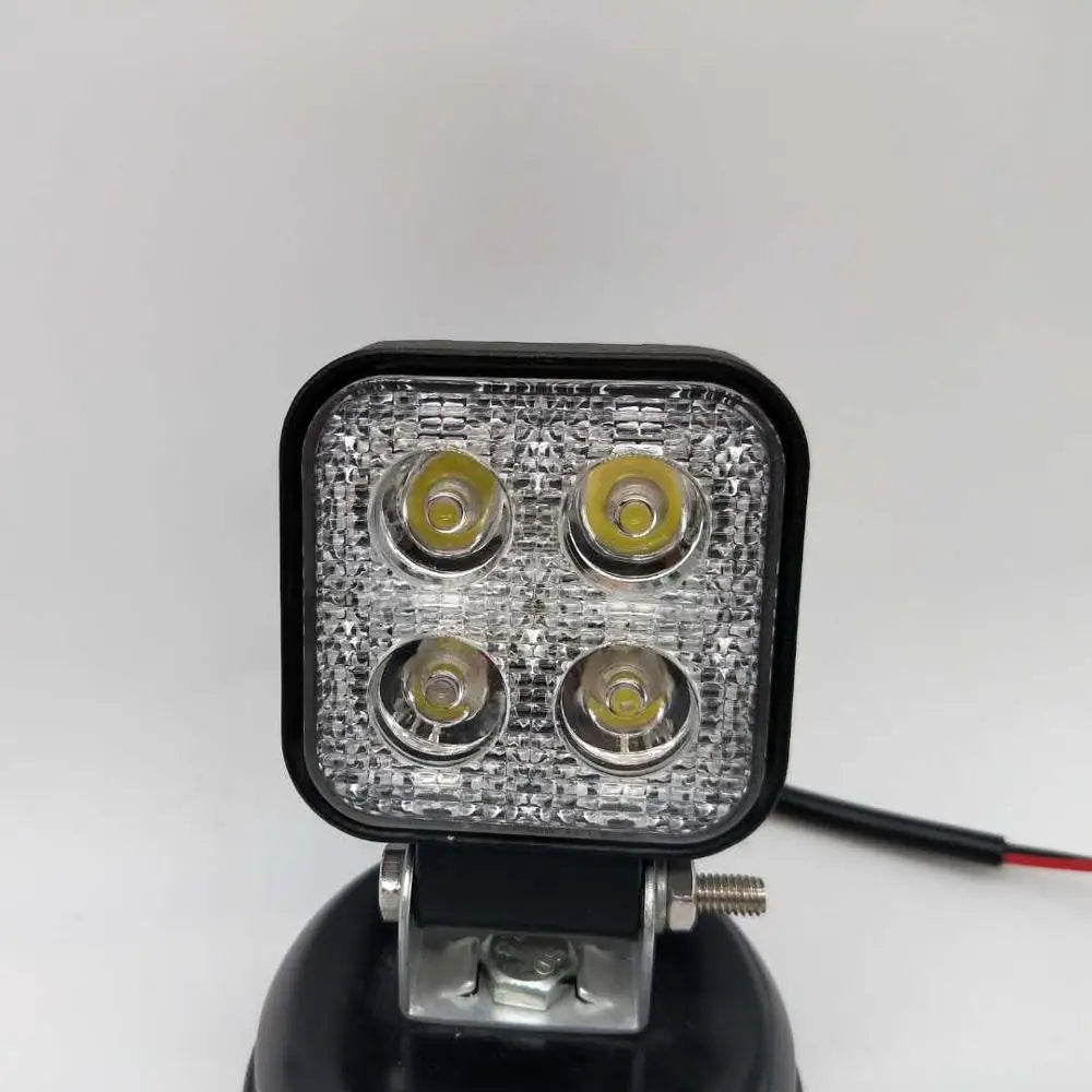 1 PCS MINI 12W 9V-30V LED Work Light Spotlight Square LED Offroad