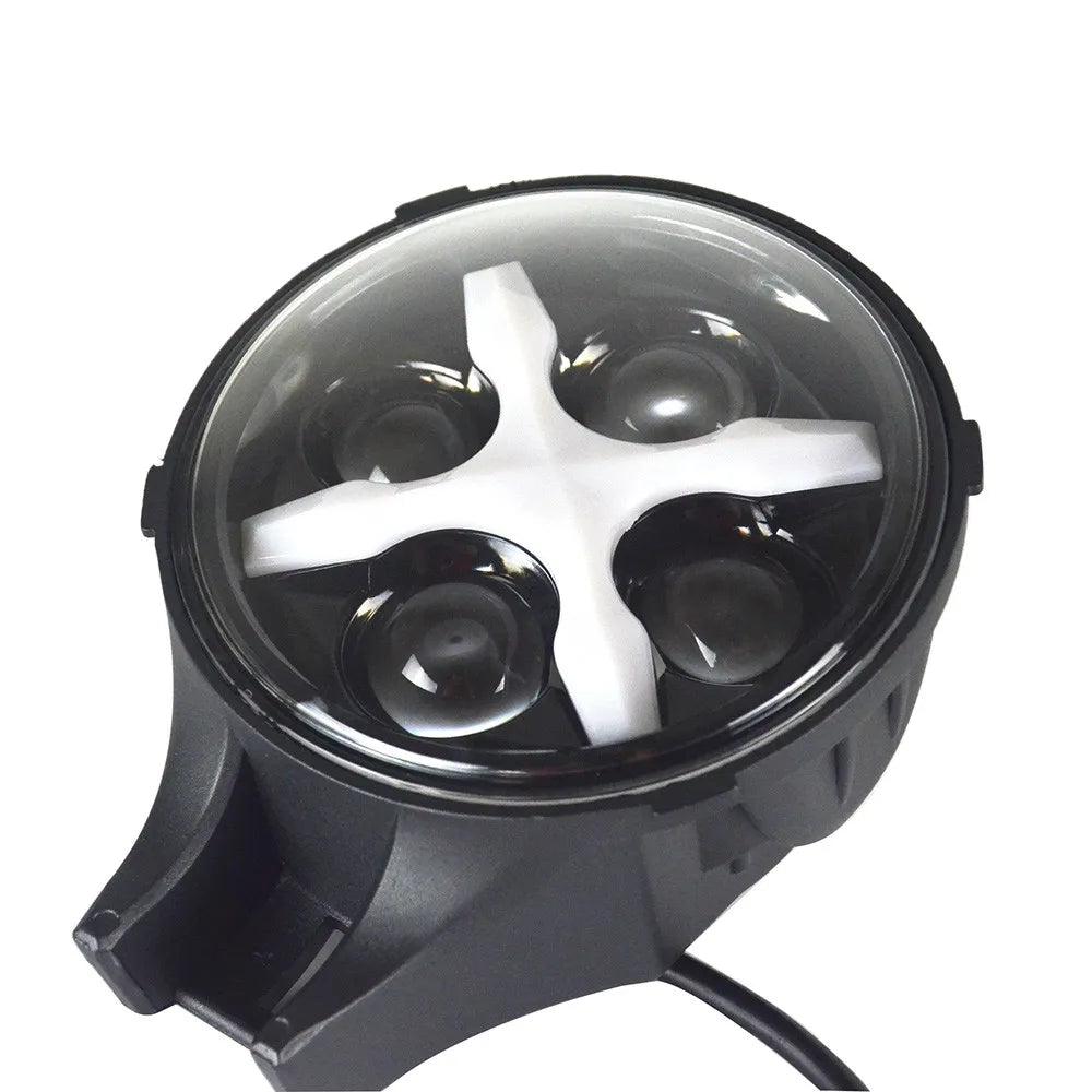 1PCS 6 Inch Round LED Work Auxiliary Light 60W Car LED Spotlight with