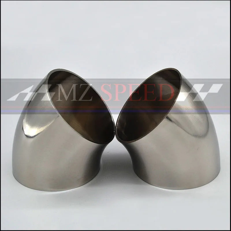 51mm 57mm 63mm 76mm OD Sanitary Butt Weld 45 Degree Elbow Bend Pipe