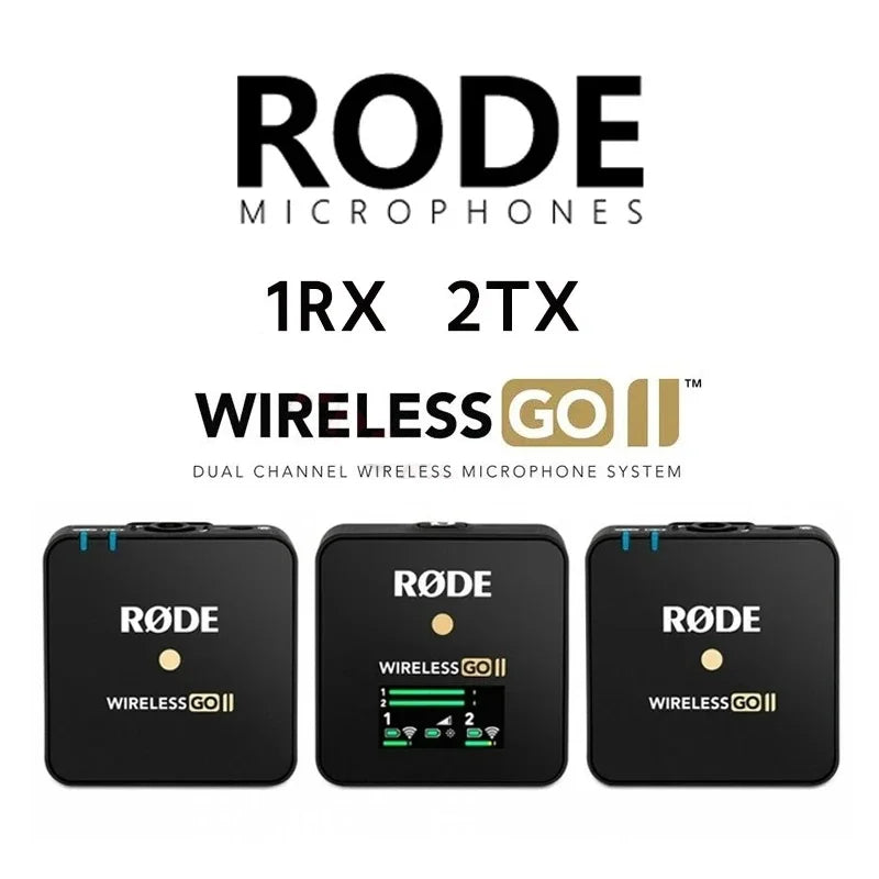 Rode Wireless GO2 GO II 2.4g Wireless Lavalier Mic Microphone System