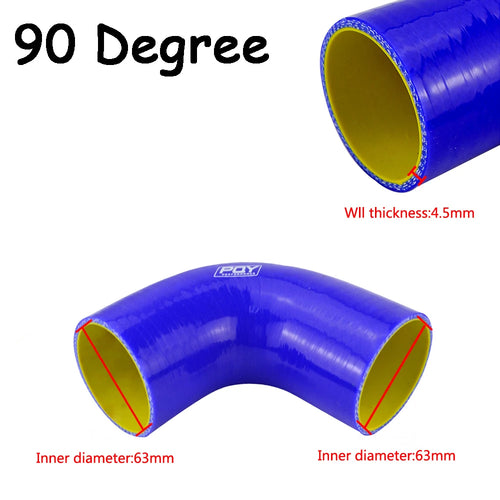 51mm / 63mm / 76mm / 51mm to 63mm / 63mm to 76mm 90 Degree 45 Degree