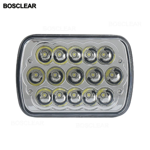 7X6 5X7 inch Headlight for Jeep Cherokee XJ 1984-2001 Square Led