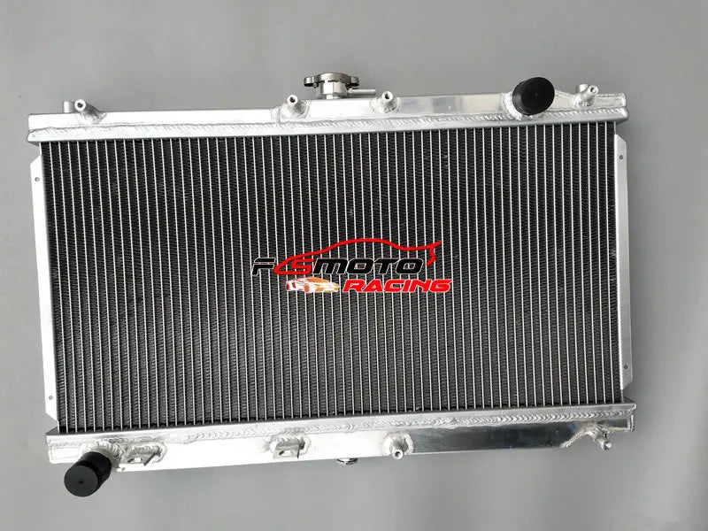 52 mm Aluminum Radiator & Fan Cooling FOR Mazda MX5 MX-5 Miata NB MT