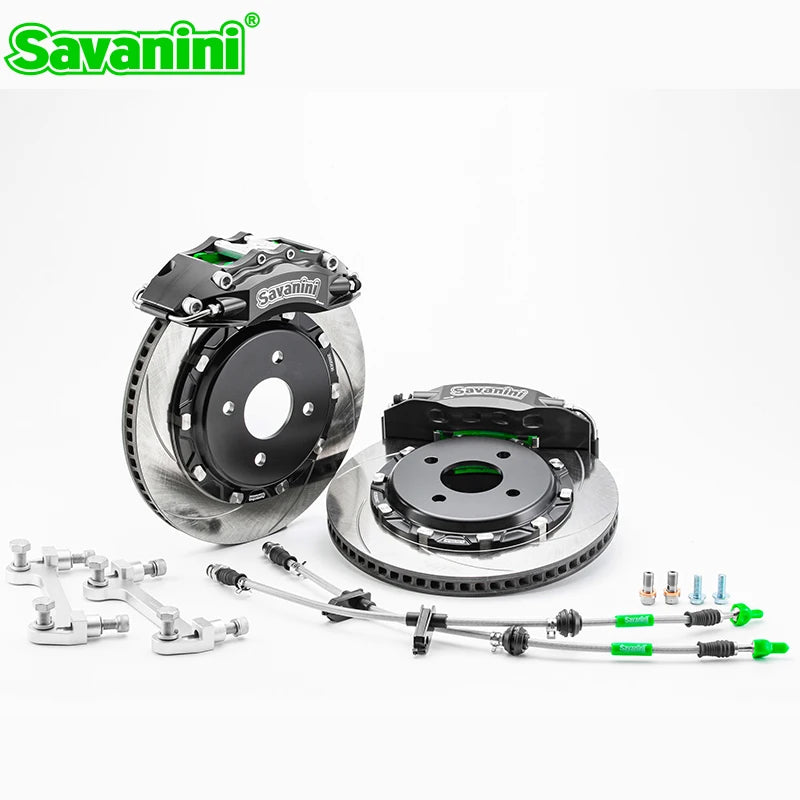 SAVANINI Racing Car Big Brake Caliper Kit small 6 Piston Brake Rotors