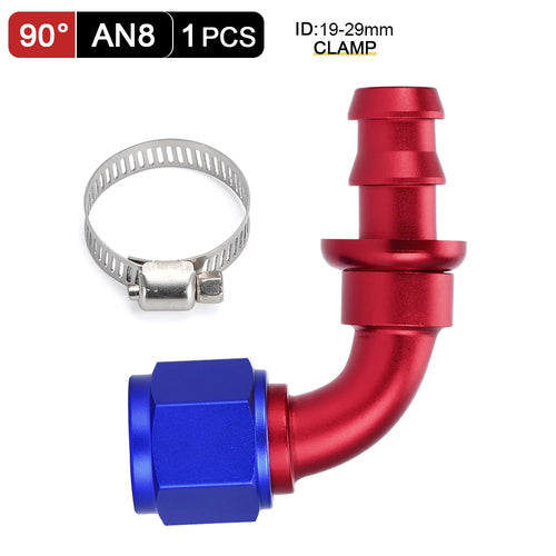 Universal AN6 AN8 AN10 Push-on Hose End Fittings Fuel Oil Cooler Hose