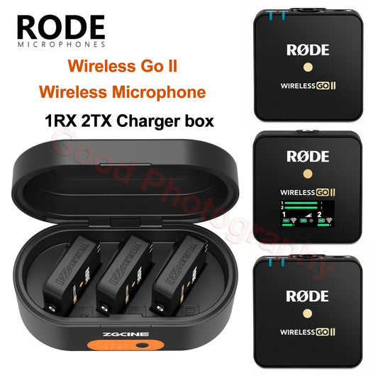 Rode Wireless Go II Wireless Microphone 200m Transmission Dual Channel