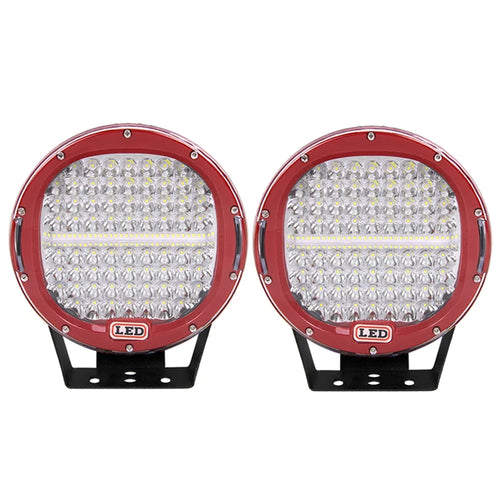 2pcs 9inch 225W 294W LED Wok Light Spot Flood Driving Off-road