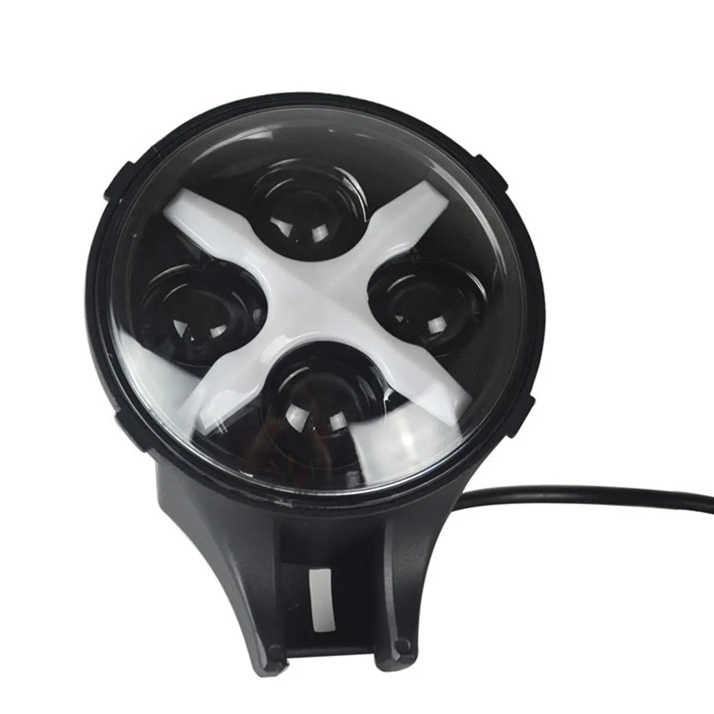 1PCS 6 Inch Round LED Work Auxiliary Light 60W Car LED Spotlight with