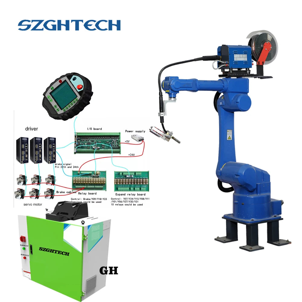 6 Axis Automatic Industrial TIG Welding Robot soldering