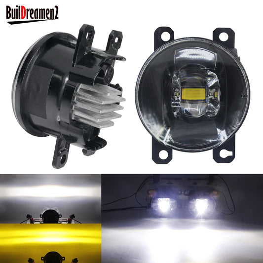 2 X LED Fog Light 30W 8000LM Car Front Bumper Fog Lamp For Subaru