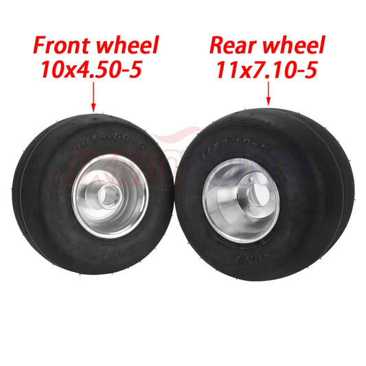 Rear wheel 11x7.10-5 Kart wheel rim Motor sport golf off-road vehicle