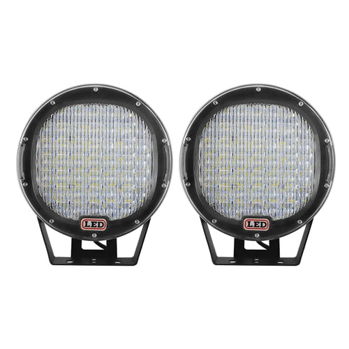 2pcs 9inch 225W 294W LED Wok Light Spot Flood Driving Off-road