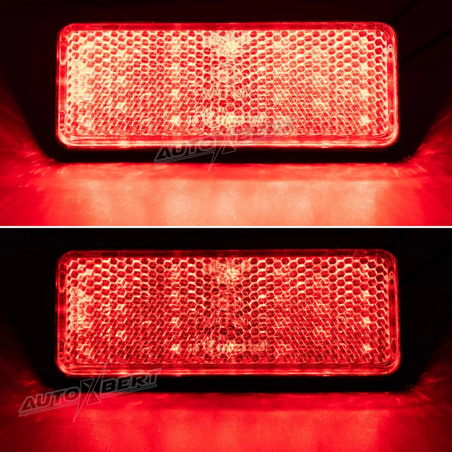 Universal Red Tail Brake 24LED Light Motorcycle Motorbike Stop Fog