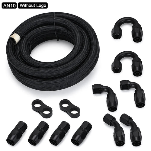 10AN AN10 Oil Fuel Fittings Hose End 0+45+90+180 Degree Oil Adaptor