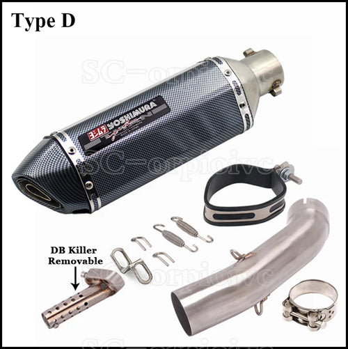 Yoshimura Exhaust Modified Muffler Escape moto Middle Link Pipe For