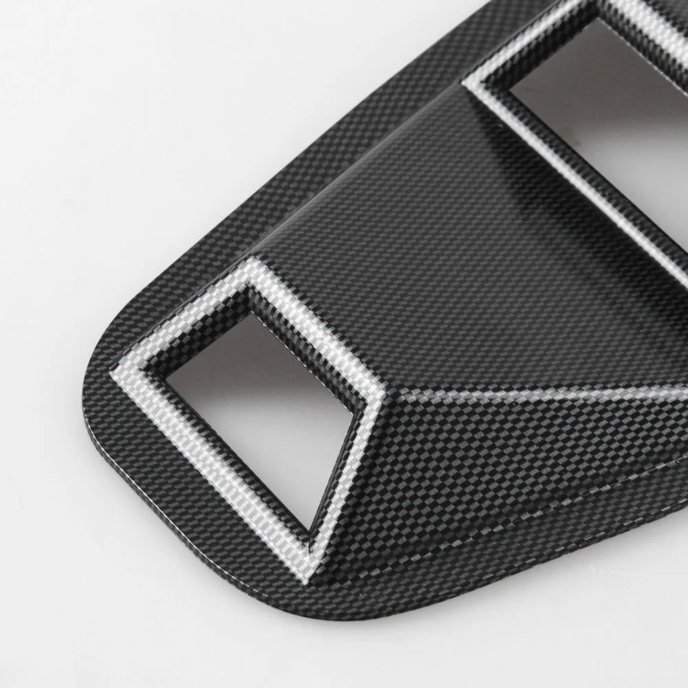 1/4 Quarter Black Side Window Louvers Scoop Cover Vent For 05-14 Ford