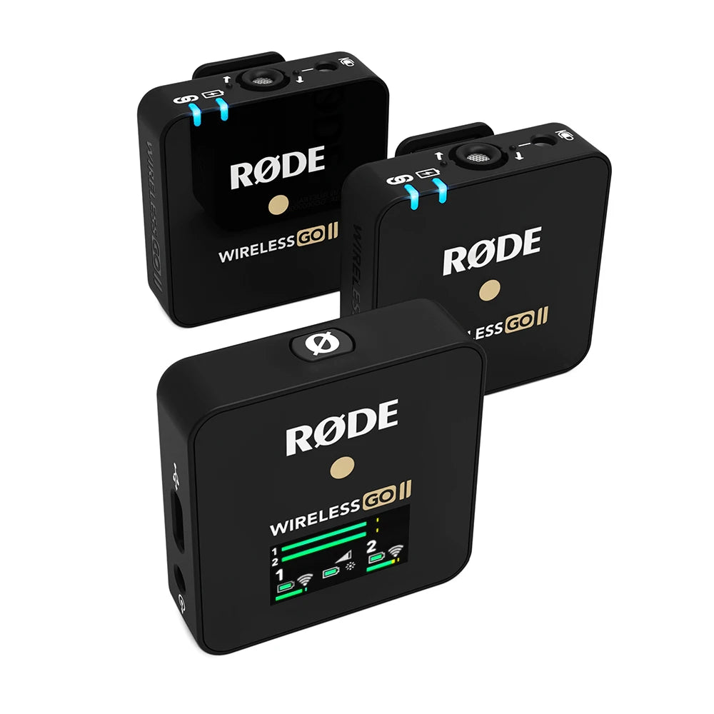 Rode Wireless Go II Wireless Microphone 200m Transmission Dual Channel