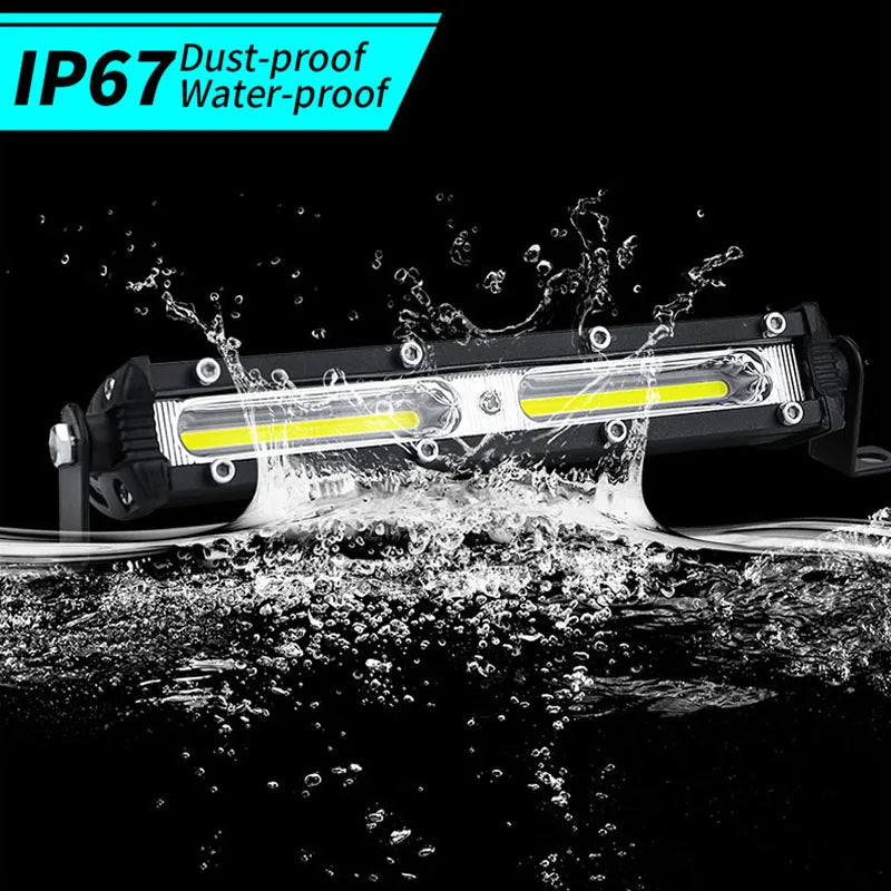 7 Inch COB Car LED Work Light Bar Off Road Spot Lamp 12V 24V for SUV